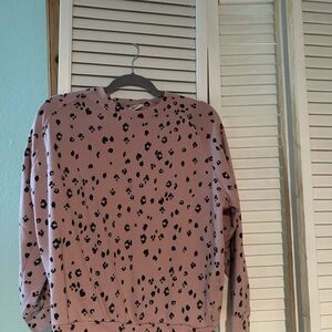 SAS Pink and Black Patterned Top